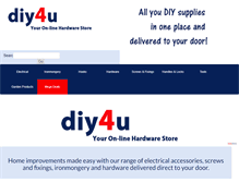 Tablet Screenshot of diy4u.co.uk